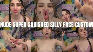 4K Ziva Fey - Nude Super Squished Silly Face Custom