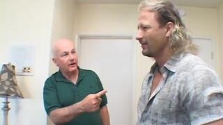 Blonde fucked in interracial threesome while her husband watches