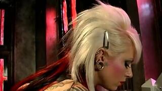 Big tits Mistress Lola preparing her slave for a BDSM session