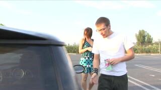 Cock craving slut enjoys fat dick in her pussy