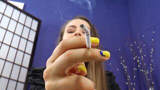 Mistress Anfisa - Eat cigarette ash!