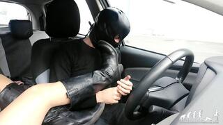 Non-stop humiliation in the car HD - FULL
