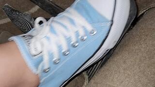 Hard pedal Pumping with Sneakers