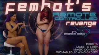 Fembot's Remote Controlled Revenge: ANDREA ROSU'S ROBOTIC STRIP GLITCH FREEZE IN 4K