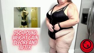 150+pound Weight Gain Before and After - CurvyRedhead - MP4 1920x1080