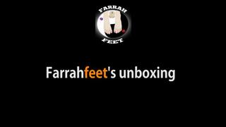 Farrahfeet’s unboxing
