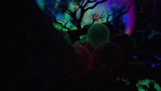 Black Light Balloons Hump and Pop
