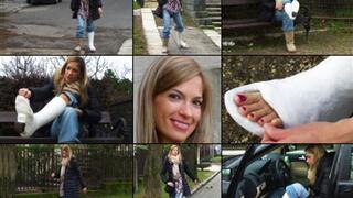 Benetta SLWC UGG Problems Gimping and Foot Play (in HD 1920X1080)