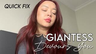 Giantess Devours You (Quick fix)
