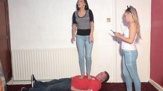 Sophie & Katie Barefoot Trample (4K)