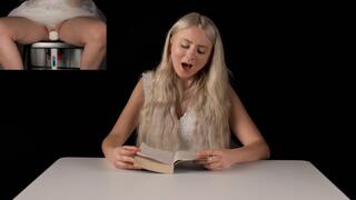 Taylor Mae reads 50 Shades Darker with a vibrator