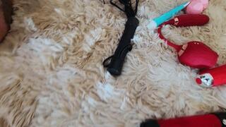 Brazilian SSBBW with a new toy sucking your giant pussy