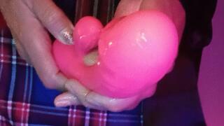 Having fun with my toy