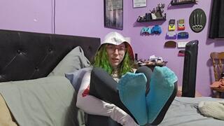 Spider Gwen Ass and Foot Worship Joi