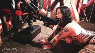 Worshipping Mistress Elaina’s Boots