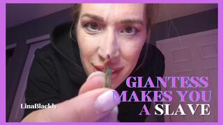 Giantess Lina Steals You for a Ransom and Sex Slave