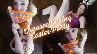 Orgasm During Easter Party
