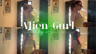 Smoking Marlboros 100 in a tiny dress while teasing | Alien Girl