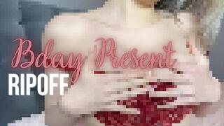 Bday Present Ripoff Fantasy (Pixelated Loser Porn Findom Tribute) 480WMV