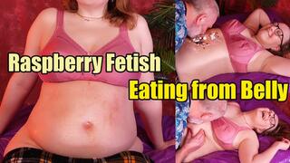 Eating food from my belly! (720p)