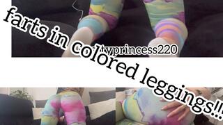 farts from my sexy ass in colored leggings