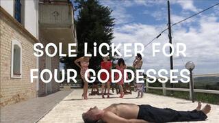GEA DOMINA - SOLE LICKER FOR 4 GODDESSES