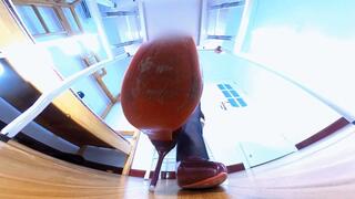 ANNA black stockings teasing 4K360