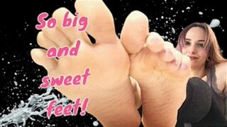 55 BIG x WRINKLED FHD ( foot fetish, foot virgin, upclose, worship, soles, wrinkled, wiggling, spreading, foot play, cleavage, rubbing, goddess, queen, barefoot, long toes)