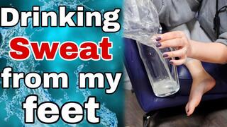 Drink my Foot Sweat! Femdom Slave Task BDSM Sweaty Body Licking Ass