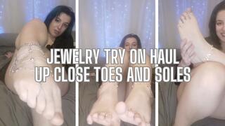 Foot Jewelry Try On Haul