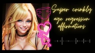 MP4 VERSION Super cushy diaper crinkle age regression affirmations ASMR