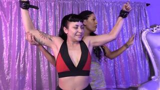 Sushii Xhyvette Armpit Tickle Tested By Nikki Brooks - PART 1 (HD 1080p MP4)