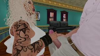 Failing college student fucks her professor to get good grades