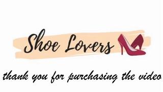 Black leather pumps, black minidress, sofa shoejob