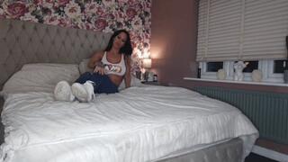 Bitch and the Babysitter in the toe tied sucking nighmare!