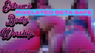 Pixelated Extreme Booty Worship Rip-off