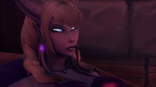 Warcraft Elf's Intimate Encounter with a Dominant Orc