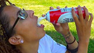 Odette - Handcuffs and Whip Cream in the Park (Mpeg)