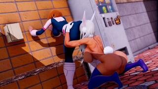 Mirko & Ochaco Uraraka Hard Sex Hentai