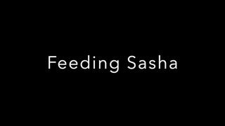 Jazzmin Feeds Sasha Donuts!
