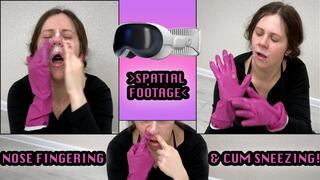 My Weird Post-Cum Nose Fetish (Spatial POV Vision Pro)