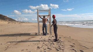 Whipped On A Beach In Sicily (WMV HD)