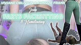 Jean Farts Facesitting & Humiliating (HD MP4)