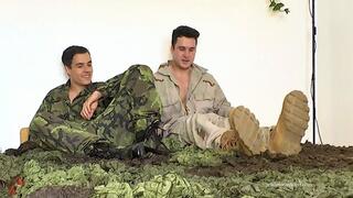 Young Czech Recruits Showing Off Their Muscular Body & Feet + Soft Tickling