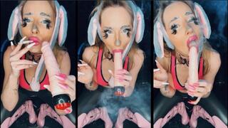 Your Smokey bunny give u a bj while smoking a vs 120 menthol