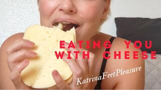 Vore Your evil foster mom eats you with cheese POV