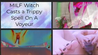 MILF Witch Casts a Trippy Spell On A Voyeur