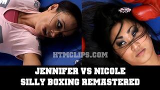 Cartoony Boxing Match Jennifer vs Nicole (Silly Boxing Remastered)