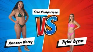 Size Compason: Amazon Marcy Vs Tyler Lyyn