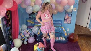 Care Bear Beach Ball Foot Pump Inflation